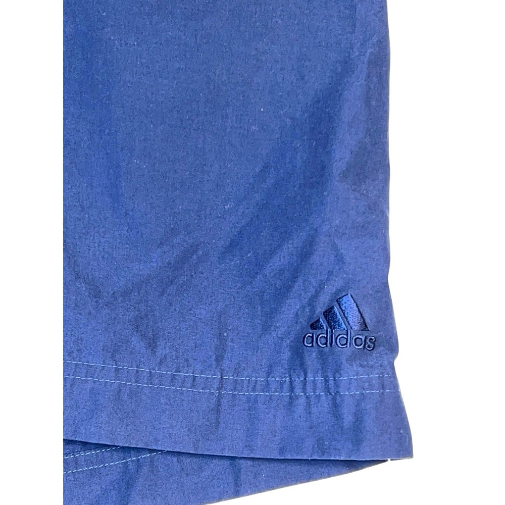 Adidas‎ Shorts Womens Blue Athletic Stretch Pockets Snap Quick Dry Size Medium - Picture 2 of 10